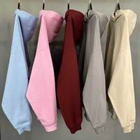 Sudadera con capucha de cuello alto para hombre, cálida, de manga larga, holgada, informal, para otoño