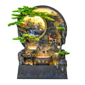 Fontaine artificielle Quanfangyuan avec cascade, décoration paysagère intérieure et extérieure, attirant la prospérité - Product Image 5