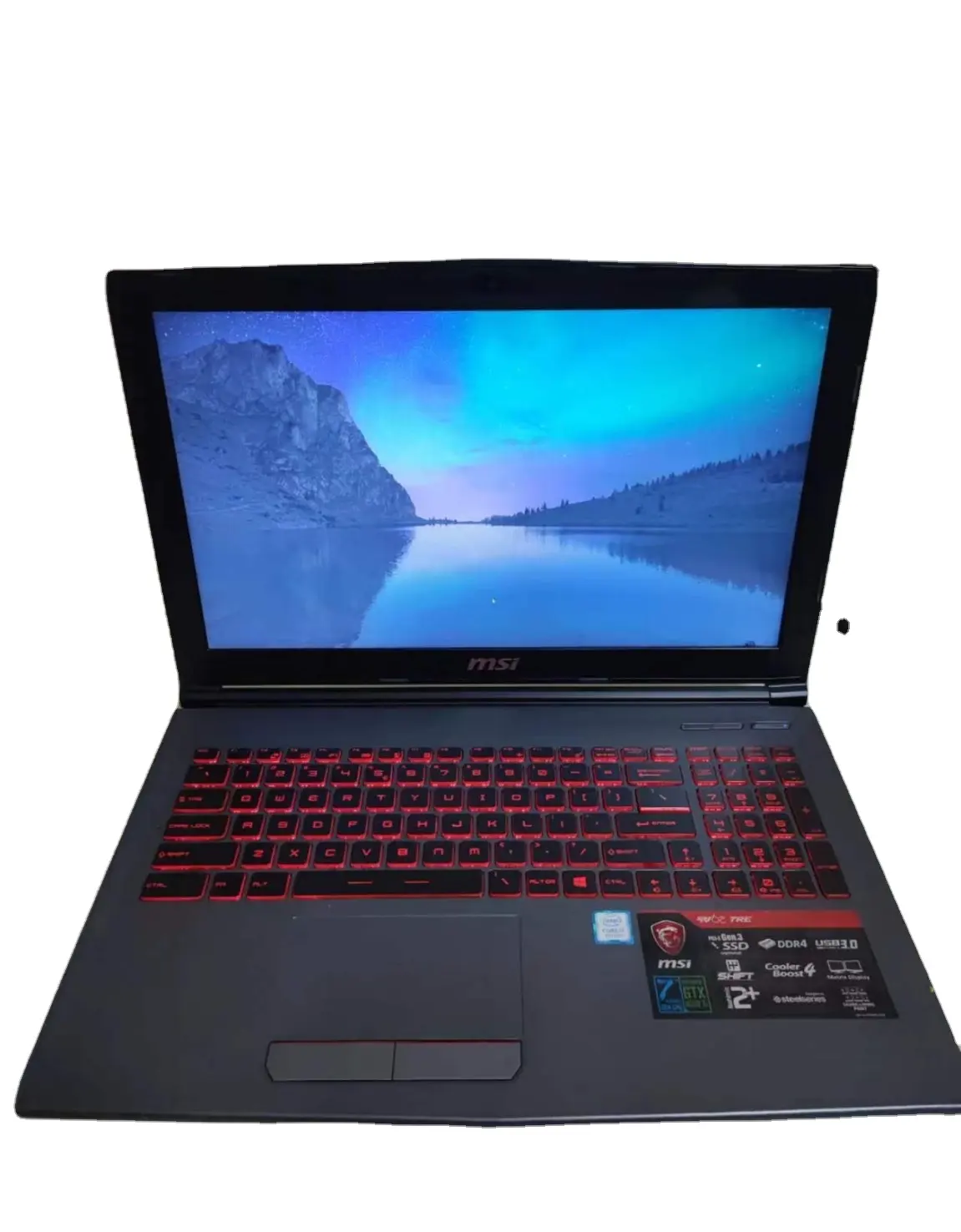 Laptop Gaming performa tinggi i5-7300H GTX1050 SSD 8GB 128GB untuk komputer Model acak merek MSI
