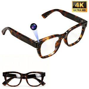 Smart Glasses Tortoiseshell Leopard <b>Print</b> 13MP <b>Camera</b> 32GB Internal Memory G600PRO - Product Image 4