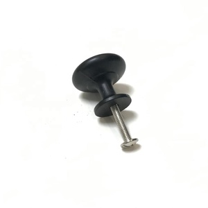 1-1/4 Inch Matte Black Kitchen Cabinet <strong>Dresser</strong> <strong>Knobs</strong> Drawer <strong>Knobs</strong> Cabinet Hardware Zinc <strong>Knobs</strong> Pull - Product Image 4