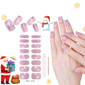 Tiras de <span class=keywords><strong>Uñas</strong></span> al por Mayor, las Mejores del Mercado, Moda Primavera-Verano, Diseño Francés con Cerezas, Adhesivos de Gel Semicurados con Lámpara UV <span class=keywords><strong>para</strong></span> <span class=keywords><strong>Uñas</strong></span> de <span class=keywords><strong>Niñas</strong></span> - Product Image 6