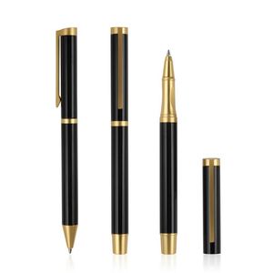 Ensemble de stylos à bille classiques en métal personnalisés pour hommes, stylos roller de luxe avec coffret cadeau de qualité supérieure - Product Image 2