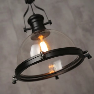 Vintage Sắt <span class=keywords><strong>LED</strong></span> Pendant Lights Glass Chụp Đèn Loft Công Nghiệp Bếp Treo Đèn Cho Phòng Ăn Trang Trí Nội Thất Ánh Sáng Đèn - Product Image 5