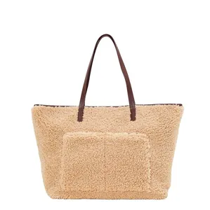 hot sell shopping Bag Teddy Tote Bag is a practical and stylish must-have