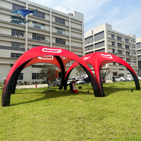 Dômes gonflables personnalisés avec logo, imperméables, 20 pieds, tentes pour événements, sports motorisés, gazebo, tente de réception 6x6 m, tente de course, publicité, pompe électrique