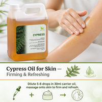 Huile essentielle de cyprès Hinoki naturelle non diluée, distillée à la vapeur, qualité thérapeutique, parfum doux pour l'aromathérapie, le massage et les soins capillaires