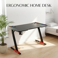 Bureau de jeu Esports AOR Home, bureau de jeu Esports pour hôtel, bureau de jeu avec effets RGB multiples, design ergonomique moderne, matériau E0, vente en gros d'usine