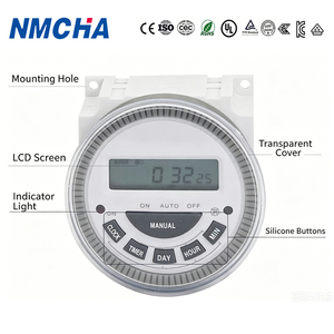 Vente directe d'usine de commutateurs temporisés, interrupteurs de contrôle de <span class=keywords><strong>temps</strong></span> programmables électroniques 220V/230V, 16A, haute qualité. - Product Image 4