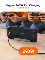 CableCreation L-Form-Design USB4 Typ c männlich zu Typ c weiblich Adapter
