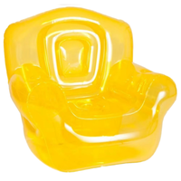 Canapé gonflable extérieur de canapé gonflable transparent coloré