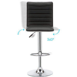 Adjustable High Chairs for Counter <strong>bar</strong> <strong>Stools</strong> Luxury Waterproof Pu Leather <strong>bar</strong> <strong>Stool</strong> <strong>Replacement</strong> <strong>Seats</strong> - Product Image 3