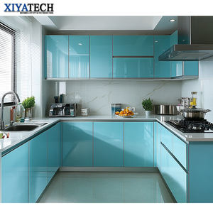 Gabinetes de cocina personalizados de lujo XIYATECH hechos en China muebles de cocina islas encimeras de mármol diseño de remodelación de toda la casa - Product Image 1