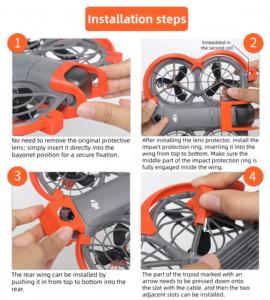 Pelindung Drone Anti-Tabrakan Cincin Bumper Plastik Warna-warni Satu Set Lengkap untuk NEO 2 - Product Image 6