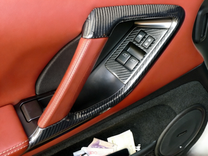 Interior Carbon Fiber <b>Window</b> Control Switch Panel Trim for Nissan GT-R R35 2008-2016 Left Side Upgrade - Product Image 6