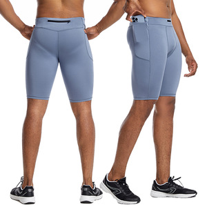 Laufen Schnellt rocknende Fitness Kurze Hose Herren Sommer Hochela tische Atmungsaktive Strumpfhose Schweißt raining Yoga Sports horts - Product Image 4