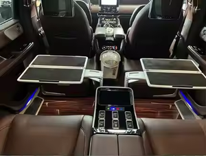 Nouveaux accessoires pour SUV 2024, sièges de voiture de luxe, sièges arrière VIP avec réfrigérateur de voiture, adaptés à Cadillac Lexus Escalade - Product Image 2
