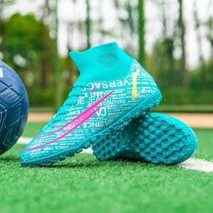 Chaussures de football d'extérieur ultra-légères <span class=keywords><strong>Ronaldo</strong></span>, chaussures de football américain de qualité, crampons de futsal, baskets d'entraînement de football, chaussures TF FG - Product Image 3