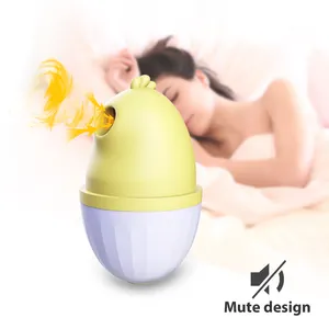 Little Yellow Chicken Cutie Clit Tongue Licking Vibrating Adult Love Product Bullet Egg Sex Toy