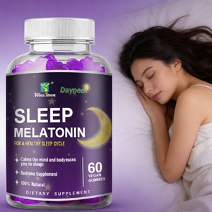 Sleep Melatonin Gummies Dietary Supplement Gummies for Relaxation and Improvement of Sleep Quality at Bedtime - Product Image 1