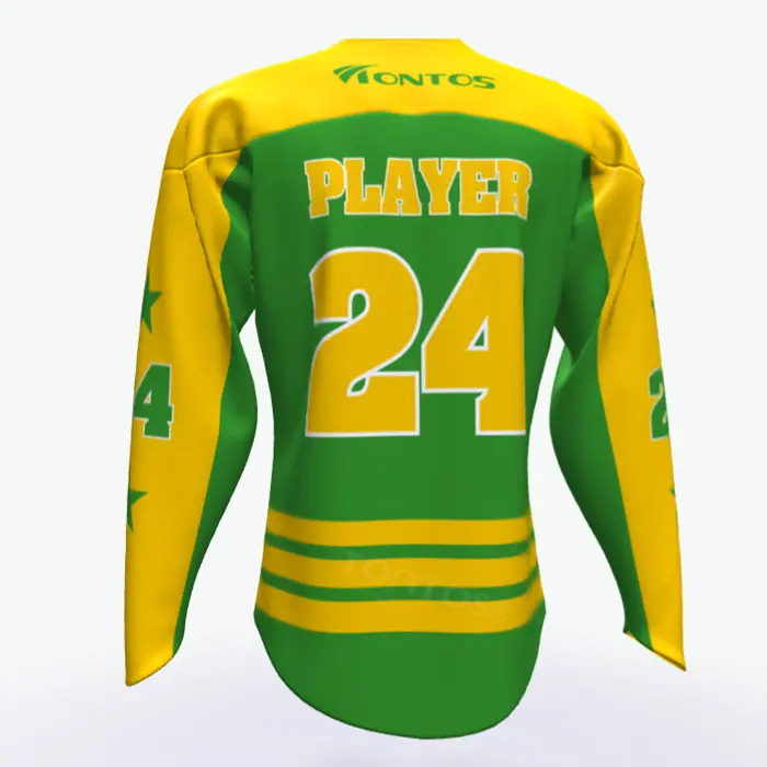 Custom Nieuwste Tackle Twill Ijshockey Jersey Sublimatie Zeefdruk Blank Ademend Zacht Hockey Jersey