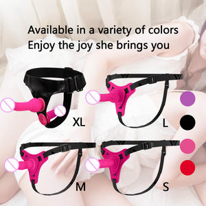 Реалистичные силиконовые дилдо для лесбиянок, носимые дилдо-трусики для женщин, взрослые игрушки, кожаный носимый страпон-пенис - Product Image 4