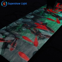P2.5 P3.9 wasserdichte digitale interaktive LED-Video 3D-Fliesenblock-Panels Tanzfläche stehend LED-Bildschirm Panels