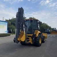 XCMG XC8-C2570 Backhoe Loader 4WD Alat Penggali Roda Kecil untuk Konstruksi Pertanian, Pipa Utilitas, dan Pekerjaan Kebun
