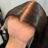 ELI HAIR Cierre Frontal de Encaje HD Transparente, Encaje Suizo Transparente, Peluca de Encaje HD Fina de Alta Definición