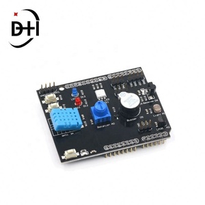 Carte de capteurs multifonction 9 en 1, carte d'extension DHT11 LM35, température et humidité pour Arduino UNO, récepteur IR LED RGB, buzzer - Product Image 2