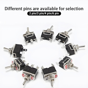 Cntd thu nhỏ 15A 250V ON-OFF chuyển đổi thiết bị chuyển mạch đơn cực duy nhất ném tự khóa Tab thiết bị đầu cuối kim loại nhựa chuyển đổi chuyển đổi - Product Image 6