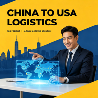 Dédouanement rapide Fret maritime LCL+Express DDP Chine-USA pour le réapprovisionnement des stocks Amazon FBA, transit en 15-25 jours, assurance transport