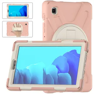 Capa de tablet inteligente personalizada, capa de silicone fofa para samsung galaxy tab a7 lite, capa com protetor de tela