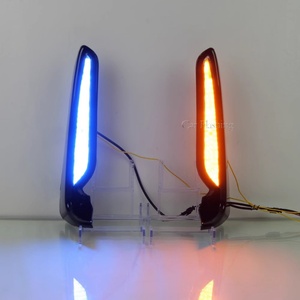 ไฟเดย์ไลท์ LED DRL สำหรับรถยนต์ TYPY พร้อมไฟเลี้ยวในตัว ฝาครอบไฟตัดหมอก สำหรับ Honda Civic Type R ปี 2023-2024 - Product Image 1