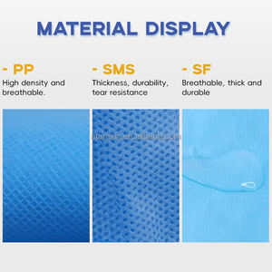 Ropa de trabajo de alta calidad Tipo DE SEGURIDAD 5/6 Overol protector desechable con capucha - Product Image 3