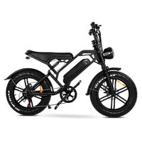 Bicicleta Eléctrica Híbrida de Fábrica OEM, Bicicleta Eléctrica de Montaña con Llantas Gruesas, Batería Dual de Acero 48V V20, Motor Trasero de 20 Pulgadas Económico