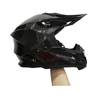 Casco de Motocross Todoterreno de Fibra de Carbono ECE 22.06, Casco Ligero para Motocross Todoterreno ATV, Cascos de Motocicleta Aprobados por el DOT