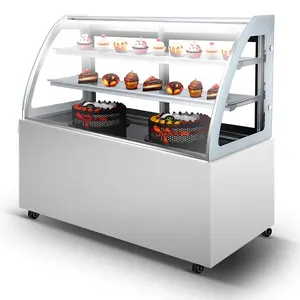 Commercial 1.8M Refrigerator Bakery Showcase Cake Display