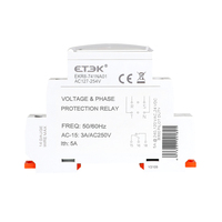 Relais de protection de tension ETEK EKR8-741NA01 miniature monophasé 127-254VAC 4 boutons SPDT avec fonction étanche