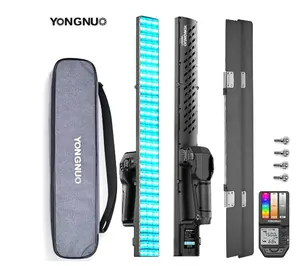 Yongnuo YN360IV LED vídeo luz 2000K-10000K RGB colorido Ice Stick foto tubo lâmpada com controle remoto e adaptador de energia CA