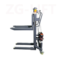 Chariot élévateur portable autoporteur Helplift, élévateur électrique à batterie lithium-ion, pneus pleins pour le transport de matériaux