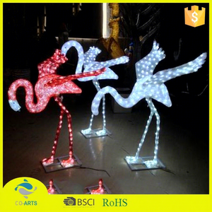 Décoration extérieure de festival d'éclairage acrylique de cygne moderne - Product Image 1