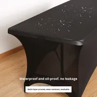 Nappe de table personnalisée en polyester soie de lait élastique imprimée, lisse et minimaliste, pour hôtels, banquets, restaurants et extérieur