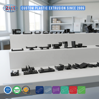 Profilé d'extrusion PVC sur mesure, bande de protection en plastique UHMWPE à très haute masse molculaire pour installations de télécommunications, anneau quadruple