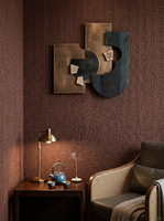 Revêtement mural extérieur avec isolation, panneaux muraux flexibles en chanvre tissé et pierre calcaire pour revêtement mural extérieur et intérieur