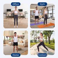 Set de Bandas de Resistencia TPE de 11 Piezas, 150LB, Equipo de Gimnasio Portátil con 5 Bandas, 2 Agarraderas, Correas para Tobillos y Anclaje para Puerta
