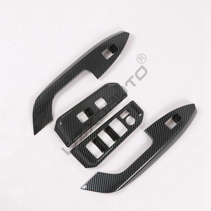 Accesorios de Actualización Interior para Auto WZXD, Cubiertas de Fibra de Carbono para Palanca de Cambios, Rejillas de Ventilación y Aire Acondicionado para Land Cruiser LC300 2023 - Product Image 5