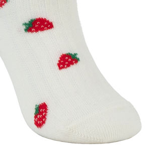 <span class=keywords><strong>Calzini</strong></span> da Yoga traspiranti in cotone alto a maglia alla fragola <span class=keywords><strong>per</strong></span> studenti con comodo Logo con fondo in cimosa <span class=keywords><strong>per</strong></span> la primavera - Product Image 3