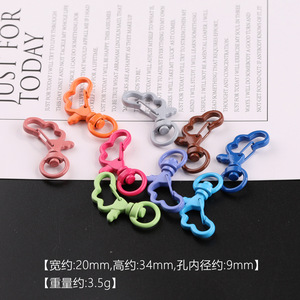 Llavero de Metal con Forma de Corazón, Estrella, Luna y Nube, Accesorios de Joyería DIY, Tendencia de Moda Primavera 2025, Origen Yiwu - Product Image 3