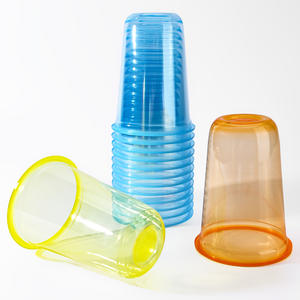 Gobelets en plastique jetables colorés personnalisés en forme de <span class=keywords><strong>U</strong></span>, gobelets à boba en plastique, coupes à boba, adaptés aux services de restauration et aux fêtes - Product Image 1